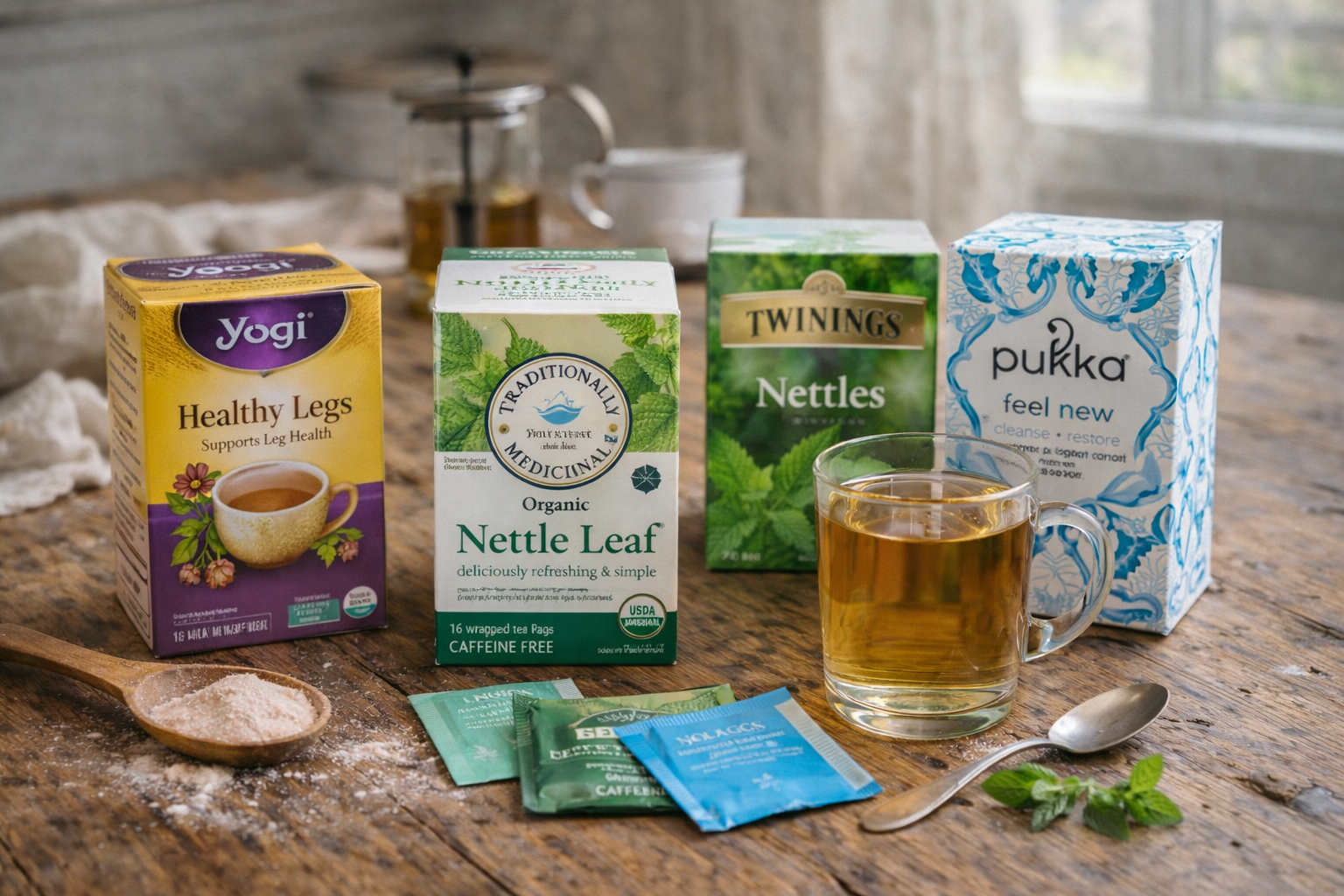 10 Soothing Herbal Teas to Relieve Heavy Legs and Boost Circulation